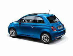 Fiat 500 blue